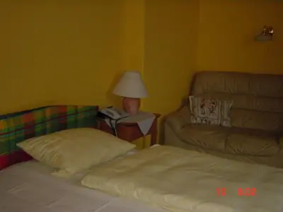 Ein Bett oder Betten in einem Zimmer der Unterkunft Hotel Schmidt