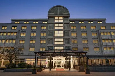 Das Gebäude in dem sich das Hotel befindet
