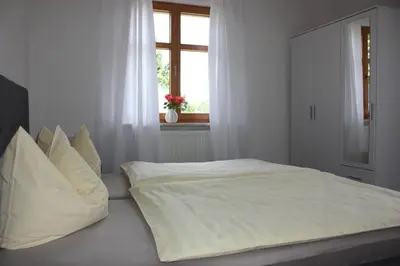 Ein Bett oder Betten in einem Zimmer der Unterkunft Apartment Engelstädter