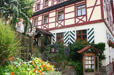 Ein Garten an der Unterkunft Landhotel Gasthof Stern