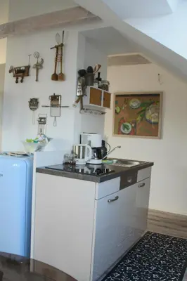 Küche/Küchenzeile in der Unterkunft Apartment Götterdämmerung