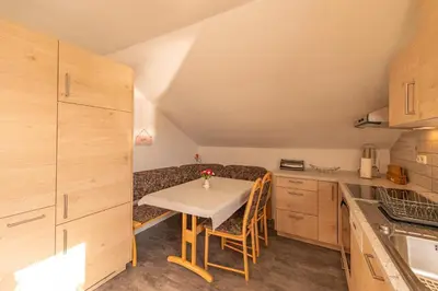 Küche/Küchenzeile in der Unterkunft Ferienwohnung Werner