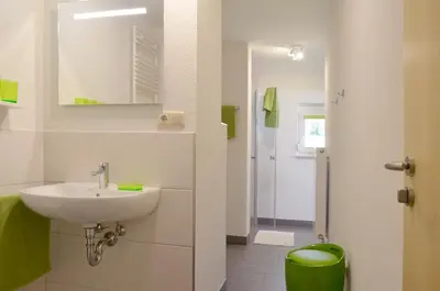 Ein Badezimmer in der Unterkunft Ferienwohnungen Familie Fuss