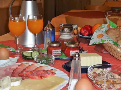 Essen in der Ferienwohnung oder in der Nähe