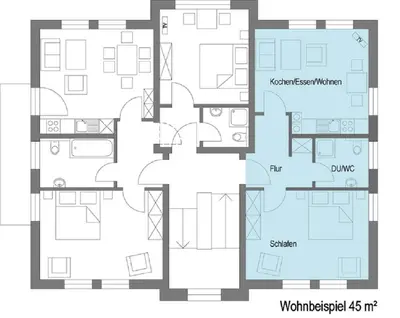 Grundriss der Unterkunft Gästehaus Frankenwaldhof