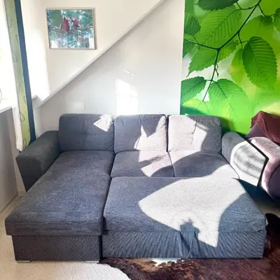 Ein Sitzbereich in der Unterkunft Ferienwohnung Jessica