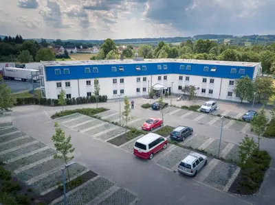 Das Gebäude in dem sich das Hotel befindet