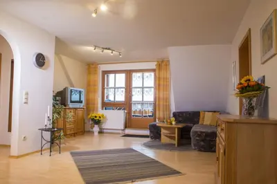 TV/Unterhaltungsangebot in der Unterkunft Ferienwohnung Am Sonnenhang