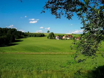 Naturlandschaft in der Nähe des Bauernhofs