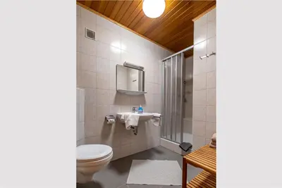 Ein Badezimmer in der Unterkunft Ferienhof Obertennersreuth