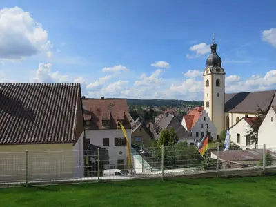 Das Gebäude in dem sich die Ferienwohnung befindet