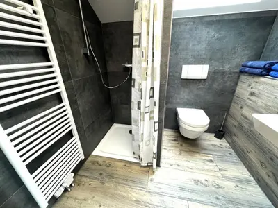 Ein Badezimmer in der Unterkunft Luxuriöse Ferienwohnung 