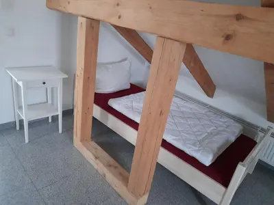 Ein Bett oder Betten in einem Zimmer der Unterkunft Haus Lehenthaler