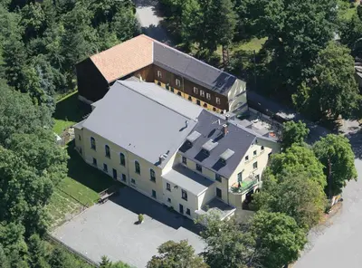 Das Gebäude in dem sich das Hotel befindet