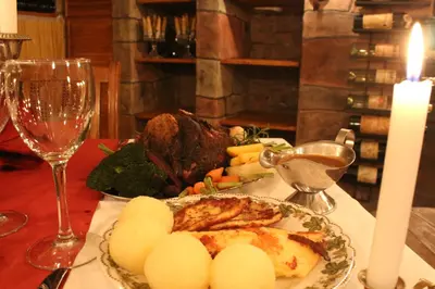 Essen im Hotel oder in der Nähe