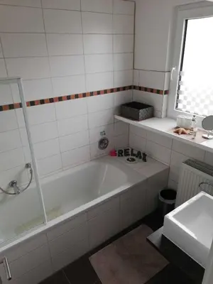 Ein Badezimmer in der Unterkunft Ferienwohnung Bergwiese