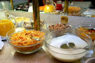 Essen in der Pension oder in der Nähe