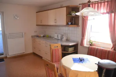Küche/Küchenzeile in der Unterkunft Ferienwohnung Elisabeth