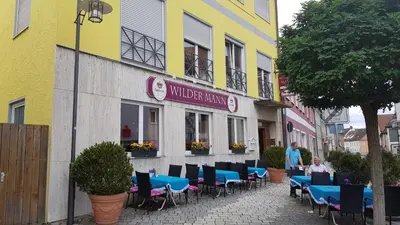 Das Gebäude in dem sich das Hotel befindet