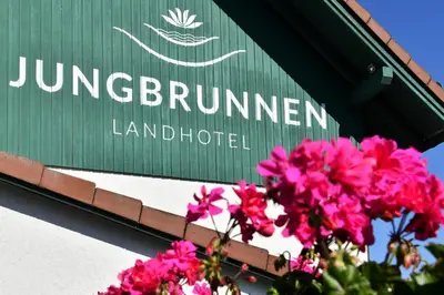 Ein Zertifikat, Auszeichnung, Logo oder anderes Dokument, das in der Unterkunft Landhotel Jungbrunnen ausgestellt ist