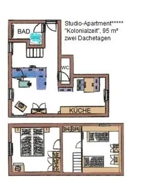 Grundriss der Unterkunft Haus am Markt