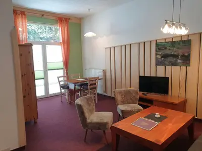 TV/Unterhaltungsangebot in der Unterkunft Erzgebirgsidyll Breitenbrunn Ferienwohnung