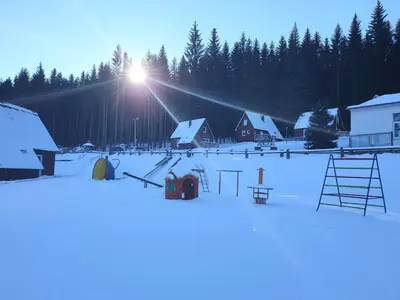 Erzgebirgsidyll Breitenbrunn Ferienwohnung im Winter