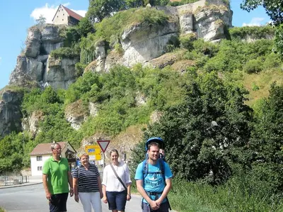 Naturlandschaft in der Nähe des Ferienhauses
