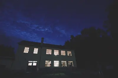 Das Gebäude in dem sich die Ferienwohnung befindet