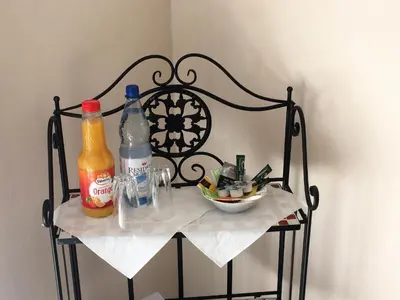 Getränke in der Unterkunft Ferienwohnung Kastl