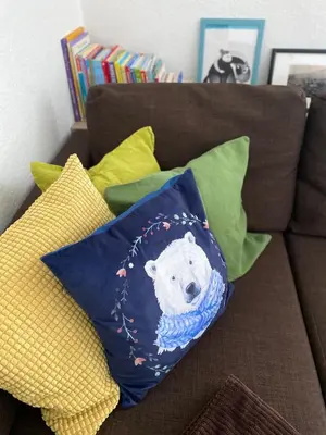 Ein Sitzbereich in der Unterkunft Vergissmeinnicht - Das Haus