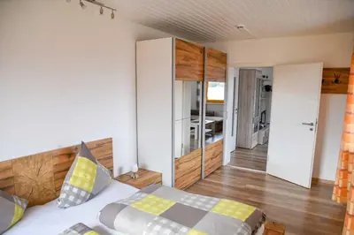 Ein Bett oder Betten in einem Zimmer der Unterkunft Landgasthof Benjamin