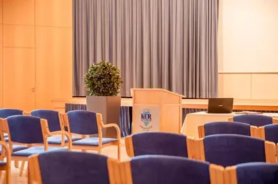 Der Geschäftsbereich oder Konferenzraum in der Unterkunft Gesundheitshotel Weißenstadt am See