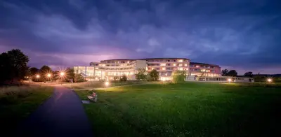Das Gebäude in dem sich das Hotel befindet