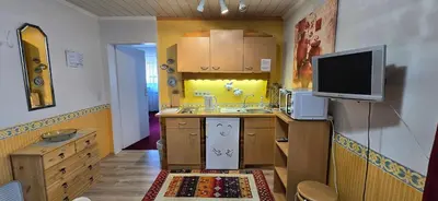 Küche/Küchenzeile in der Unterkunft Haus Jutta