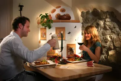 Essen im Gasthaus oder in der Nähe