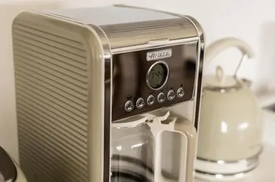 Kaffee-/Teezubehör in der Unterkunft Ferienwohnung Fichtelblick