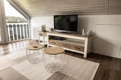 TV/Unterhaltungsangebot in der Unterkunft Ferienwohnung Fichtelblick