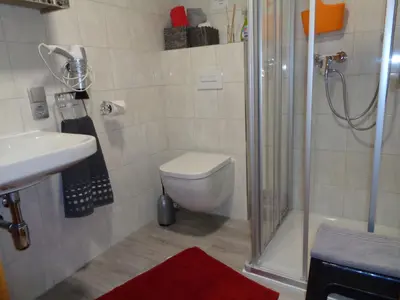 Ein Badezimmer in der Unterkunft Ferienwohnung Gramalla