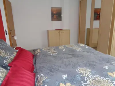 Ein Bett oder Betten in einem Zimmer der Unterkunft Ferienwohnung Gramalla