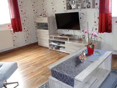 TV/Unterhaltungsangebot in der Unterkunft Ferienwohnung Gramalla