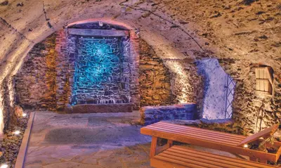 Ein Sitzbereich in der Unterkunft Natur- & Wellnesshotel Brunner Hof