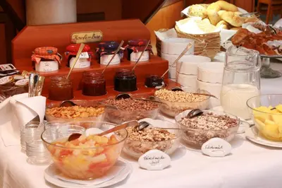 Essen im Hotel oder in der Nähe