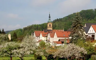Naturlandschaft in der Nähe des Ferienhauses