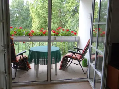 Ein Garten an der Unterkunft Villa Sonnenhof