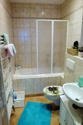 Ein Badezimmer in der Unterkunft Ferienwohnung KaRo