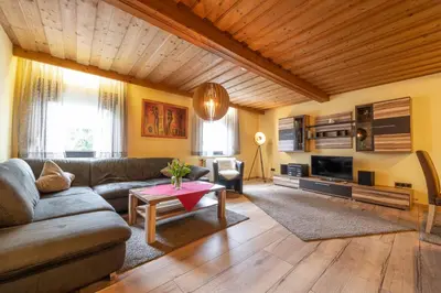 Ein Sitzbereich in der Unterkunft Zweck's Ferienwohnung