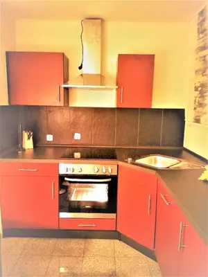 Küche/Küchenzeile in der Unterkunft Apartment Hof-Bayern