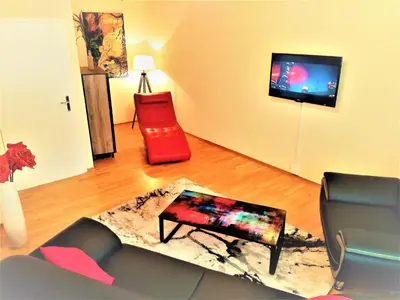 TV/Unterhaltungsangebot in der Unterkunft Apartment Hof-Bayern