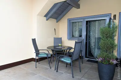 Ein Balkon oder eine Terrasse in der Unterkunft FeWo/GZ Hannelore Müller
